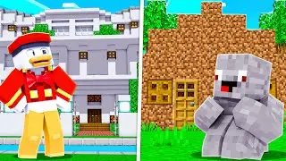 REICHES HAUS vs. ARMES HAUS in MINECRAFT !
