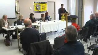 London, Ontario Day Of Mourning - April 28th 2016 - Video 1