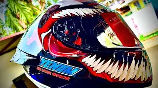 Axor Venom Series Helmet With NS 400z combination #axorhelmets #venomshorts #ns400z
