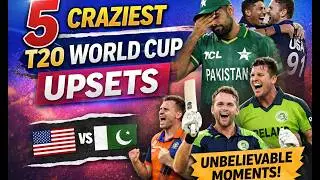 Top 5 Biggest Upsets in T20 World Cup History | Shocking Cricket Moments