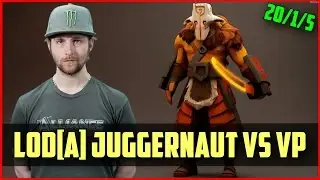 Lod[A] Godlike Juggernaut vs VP @ Starladder I-League DOTA 2 gameplay