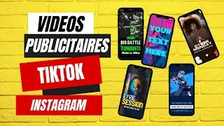 Vid&eacute;os Publicitaires TikTok Instagram Reels Format 9:16 Vertical - Advertising Videos 9:16 Format