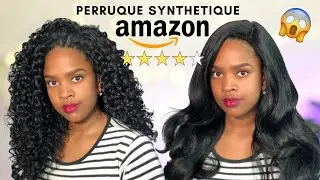 JE TESTE DES PERRUQUES SYNTH&Eacute;TIQUES de CHEZ AMAZON @OutreHairTV
