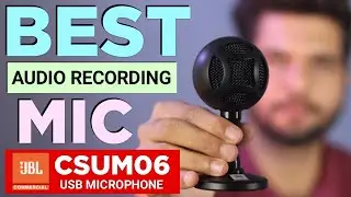 JBL Commercial CSUM06 - Best Low Budget Mini USB Microphone for Content Creation & Online Classes
