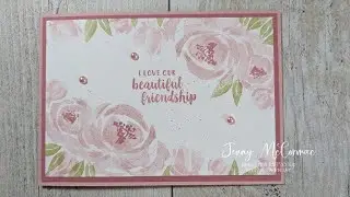 Using the stunning Beautiful Friendship stamp set for easy card making for beginners