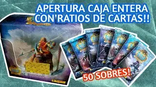 Apertura FANTASY RIDERS 4 ✨ NEW WORLDS 🔴Caja de 50 sobres! Buscando cartas legendarias🔥
