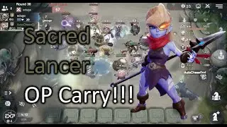 Sacred Lancer Strat!!! Full Glacier Build | Auto Chess