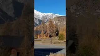 South Island New Zealand Castle Hill Village Coming Into Winter #shorts