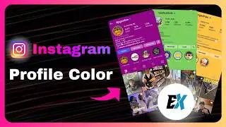 How to Change Instagram Profile Background Color - Colored Background on Instagram Profile