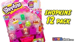 3 Season 2 Shopkins 12 Packs Unboxing + Announcements LWWBshow Ep 44