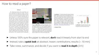 [Talk] Reading, Writing and Reviewing for Robotics and Computer Vision Research | June 2023