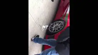 ferarri 430 brаkеs on fire