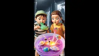 Squid Game VS ALIEN SLIME!👾AI #squidgame #asmr #shorts #funny #ai #alien #cute #memes #squidgame2