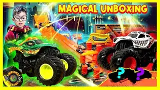 Videos for Children Monster trucks Toy Car Challenges! Videos for toddlers and kids! Imagination