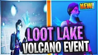 FULL LOOT LAKE NEXUS VOLCANO EVENT WALKTHROUGH / TILTED TOWERS RETAIL ROW DESTROYED