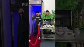 Thief steals from police officer using a disguise! #shorts