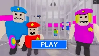 BUFF POLICE FAMILY PRISON RUN ESCAPE! (Obby)