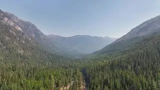 DRONE VIEW: Rugged terrain where human remains believed to be Travis Decker were found