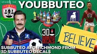 I've got Ted Lasso's AFC Richmond in Subbuteo!!! Youbbuteo