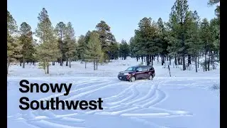 Winter Drive in the Arizona High Country