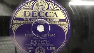 Mae Questel: Practicing the piano. (1934).