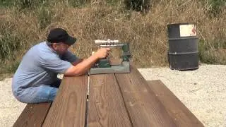 Modified Caldwell Pistolero handgun rest