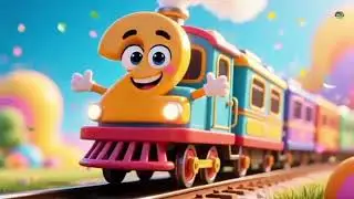 Train Numbers Song| Colorful Number Train Song | Learn Counting with Train Cars