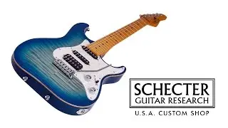 SCHECTER CUSTOM SHOP SS-CTM-HSS-AL-M-SV-TSBL