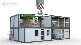 FLEXPACE® contenedor arquitectónico/construcción modular