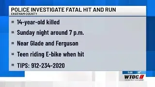 Young teen killed in hit-and-run on Sunday night