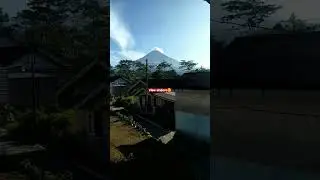 View Gunung Sindoro😍 #pemandangan #viewgunung