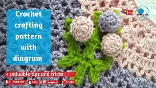 Wow! it's amaging ! Crochet Craft tutorial with diagram. #videotutorial #crochetcraft @kurushghor