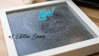 Silhouette Live w/ Esteban Senzig - Easy Frosted Window Stencils