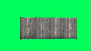 free green/blue screen effects - old fence - free use