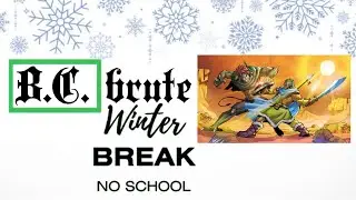 B.C. Brute Winter Break no school #comicsforsale #inspiration #hype #newhero #indiegogoprojects