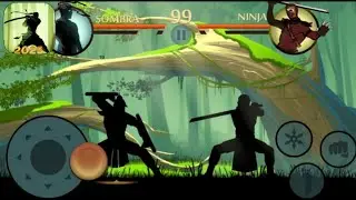 SOMBRA VS NINJA SHADOW FIGHT 2 