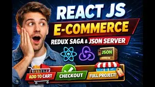 React JS E-Commerce Website | Redux Saga & JSON Server | Complete Shopping App #reactjs