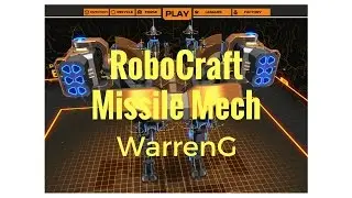 RoboCraft Missile Mech - WarrenG - Battle Arena