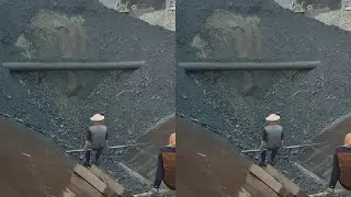 Immersive Sand Dredging with a Sand Barge &ndash; Watch the Massive Unloading Process!