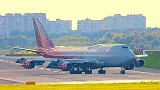 Боинг 747 - Такую посадку нельзя пропустить. Полное видео без обрезки