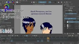 How to Animate Text on Krita