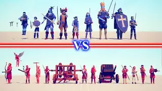 SWORD Team vs ARROW Team - Totally Accurate Battle Simulator TABS