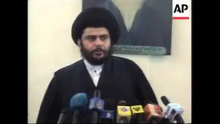 Al-Sadr presser, clerics comment, fighting a'math