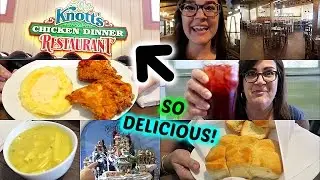 EATING AT MRS. KNOTT'S CHICKEN HOUSE & Shopping! - Food Review #5