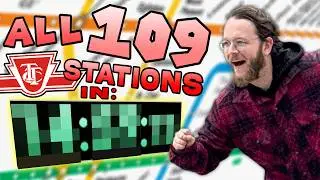 I SET THE TORONTO SUBWAY SPEEDRUN RECORD!
