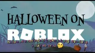 Roblox Hallowen eventini kolay yapmak i&ccedil;in oyunlar :D @roblox @robloxhallowen