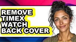 How to Remove Timex Watch Back Cover (only Way)