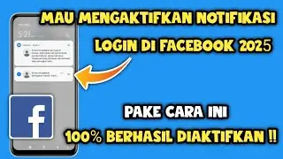 Cara mengaktifkan Notifikasi login facebook | Cara mengaktifkan pemberitahuan login fb