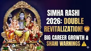 SIMHA RASHI 2026: DOUBLE REVITALIZATION! 🦁 | BIG CAREER GROWTH & SHANI WARNINGS ⚠️ #2026 simharashi 