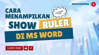 Cara menampilkan view ruler di word 2010
